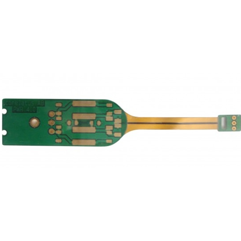 Stijve Flex PCB printplaat met groene soldeermaskerinkt